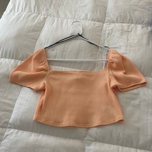 H&M square neck blouse